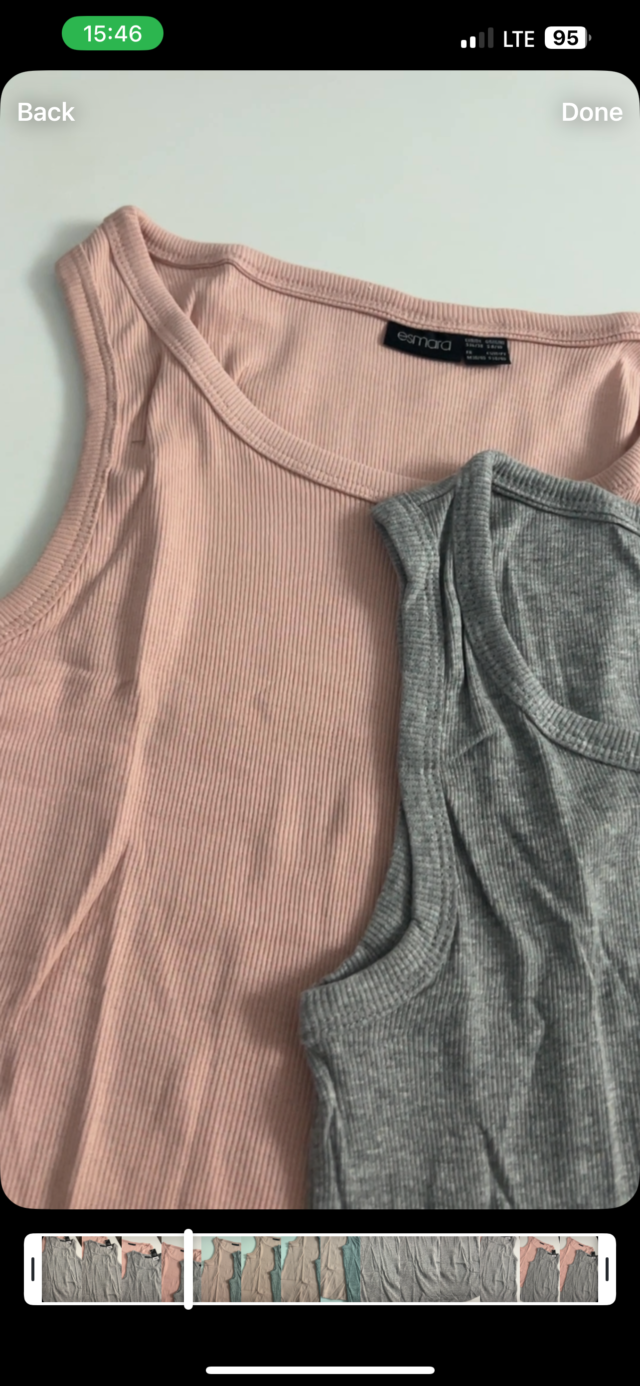 تاپ کبریتی برند esmara سایز S