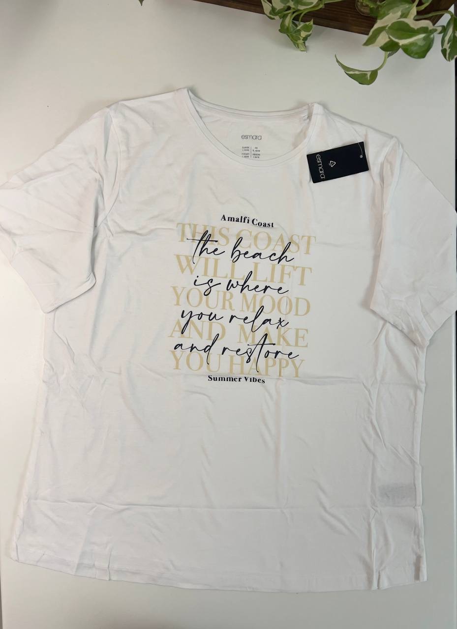 تیشرت سفید زنانه برند esmara